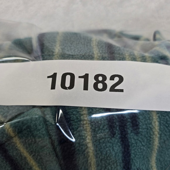 Eddie Bauer Fleece Shirt Mens Medium Teal Blue Native Stripe Pattern Colorful - Picture 10 of 10